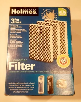 Holmes HWF100 Humidifier 3 Pack Replacement Filters New Open Box - Image 1 of 4