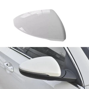 White Right Side Mirror Cover Cap Shell Housing For Kia K3 / Forte 2019-2023 - Picture 1 of 5