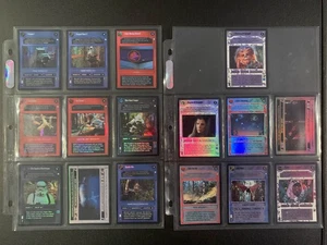 Star Wars CCG SWCCG Endor Premium Láminas 16/18 Juego Parcial Casi Como Nuevo Descifrador - Imagen 1 de 5