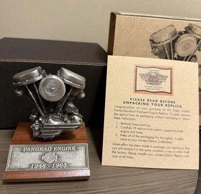 Harley-Davidson Limited Edition Panhead Engine Pewter Replica 99300-94V - Image 1 of 4