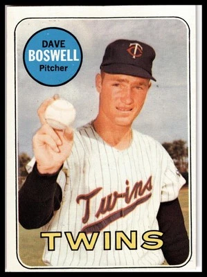 1969 Topps #459 Dave Boswell - Image 1 of 2