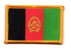 AFGHANISTAN AFGHAN FLAG PATCHES COUNTRY PATCH BADGE IRON ON NEW EMBROIDERED - Picture 1 of 1