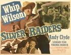 Silver Raiders Poster Whip Wilson Bottom Kissing Form Left OLD MOVIE PHOTO