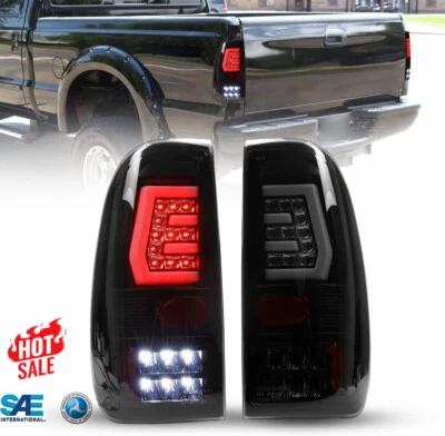 For 1997-2003 Ford F150/97-07 F250 F350 F450 Super Duty LED Smoked Tail Lights - Image 1 of 4