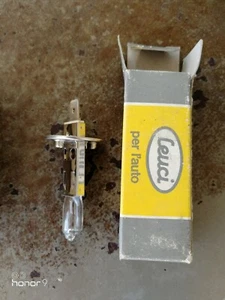 LAMPADINA LAMPADA ALOGENA Leuci H1 12V55W auto epoca originale - Foto 1 di 4