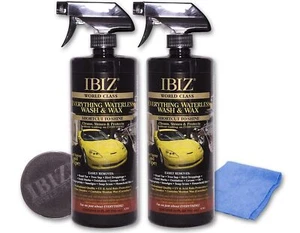 Lavado y cera para autos sin agua IBIZ® 64 OZ - Hecho en EE. UU. PREMIUM con cera de carnauba - No... - Imagen 1 de 3