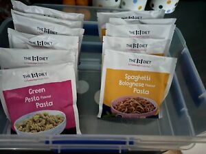 The 1:1 Diet By CWP - Green Pesto flavoured Pasta x 6 & Spaghetti Bolognese x5