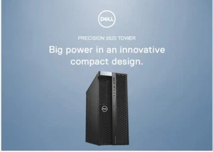 Dell Precision 5820 Xeon W-2102 128GB DDR4 2TB SSD Radeon PRO WX5100 Win11 - Picture 1 of 8