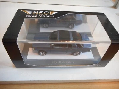 Modèle Neo Scale Opel Kadett Aero en bleu au 1:43 en boîte - Photo 1/2
