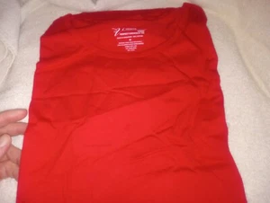 Venezia Women Perfect Crew Neck Tee Size 4X Short Sleeve Womens clothing RED - Picture 1 of 5