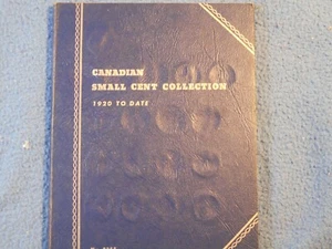 Canada Collection, Small Cents 1920-1965, 39 Different, in Whitman Folder - Picture 1 of 4