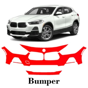 Front bumper PreCut PPF Paint Protection Film For BMW X2 2018-2022 - Picture 1 of 6