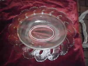 SCHALE TISCHMITTE ART DECO SIGNIERT A.VERLYS - Bild 1 von 6