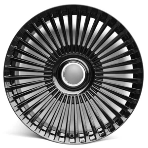 20" MULTISPOKE FORGED BLACK WHEELS RIMS BIG CAP FITS MERCEDES BENZ CLS CLS500 - Picture 1 of 3