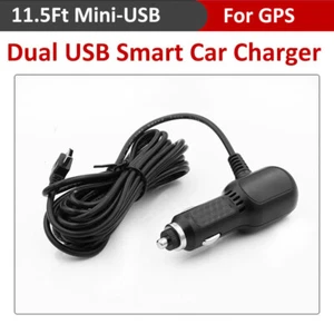 USB power cord car charger for GARMIN Dezl 760lmt 770lmthd 560 570 580 truck GPS - Picture 1 of 12