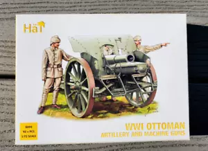 HAT Industries 1/72 WW I Ottoman Artillery & Machine Guns X 4 Model Kit 8094 NIB - Picture 1 of 10