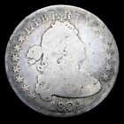 1804 buste drapé quart 25C argent ---- pièce clé date ---- #YY259