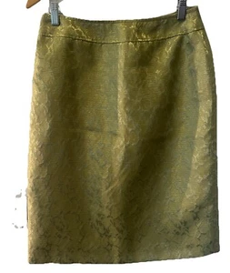 Falda lápiz básica verde Tahari para mujer talla 4 trabajo informal - Imagen 1 de 14
