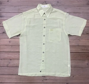 Camisa deportiva BALENCIACA con botones talla L verde transparente para hombre - Imagen 1 de 7