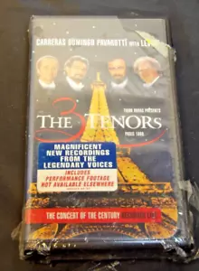 The 3 Tenors In Concert ~ VHS New Sealed ~ Pavarotti, Carreras, Domingo & Metha - Foto 1 di 2