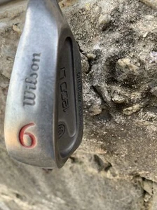 Wilson 1200LT Cavity Back  Regular Flex Steel Shaft 6 Iron - Picture 1 of 5
