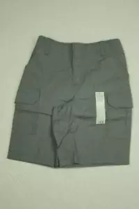 NEW Boys Cargo Shorts Size 7 Gray Summer Bottoms Casual Pockets Pull On School - Picture 1 of 4