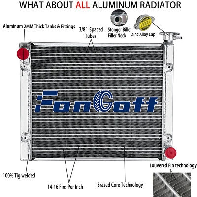 Aluminum Radiator FIT 2014-2019 Polaris RZR/XP 1000 XP 4 1000 S1000 General 1000 - Изображение 1 из 4