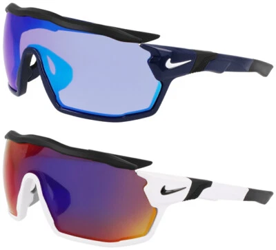 Nike Show X Rush Team Sport Shield Wrap Sunglasses w/ Mirror Lens - NKFD1887 - Image 1 of 4