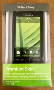 Brand New Genuine BlackBerry Torch 9860/9850 Premium Skin, Black, ACC-38964-201 - Zdjęcie 1 z 2