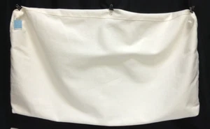 Pottery Barn Large chair sofa  BACK pillow cushion SLIPCOVER Twill Warm White - Picture 1 of 4