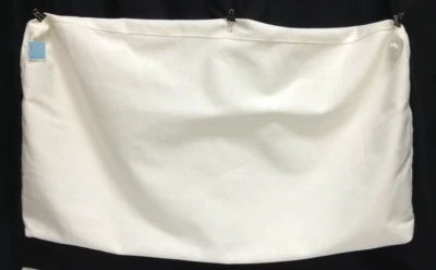 Sofá silla grande Pottery Barn respaldo almohada cojín FUNDA sarga blanco cálido Foto 1 de 4