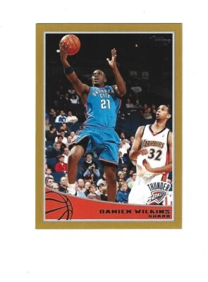2009-10 Topps Gold #215 Damien Wilkins  /2009 THUNDER - Image 1 of 2
