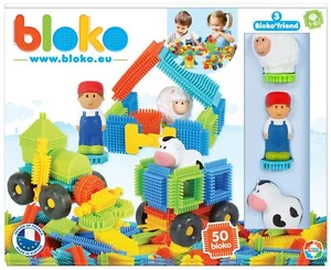 Coffret 50 BLOKO avec 3 figurines 3D Ferme - Imagen 1 de 1