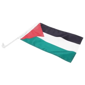Bandera de Palestina Decorativa Palestina Bandera Nacional Coche Ventana Festival Bandera - Imagen 1 de 12