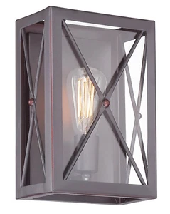 Designers Fountain 87301-SB High Line Wall Sconce - Brand New in Box! - Picture 1 of 2