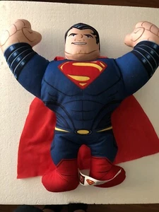 Talking Superman Plush toy Hero Buddies Man of Steel 15" Mattel 2012 - Picture 1 of 11