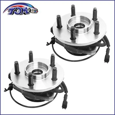 Conjunto de buje y cojinete de rueda delantera nuevo 2 piezas para Jeep Liberty 2002-2007 con ABS Foto 1 de 2