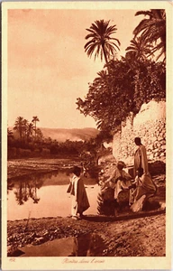 Postal de colección Túnez Túnez Rivière dans l'Oasis C143 - Imagen 1 de 2