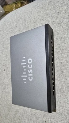 Cisco SF302-08 8-Port 10/100 Managed Switch with Wings - No PSU - Image 1 of 3