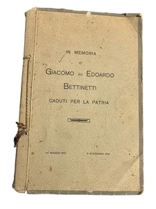 In memoria di Giacomo ed Edoardo Bettinetti Caduti Per la Patria Photos Funeral - Picture 1 of 9