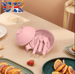 Ramen Cooker Ramen Bowl Set Microwave Noodle Bowl with Spoon Chopsticks Fork NEW - Picture 1 of 24