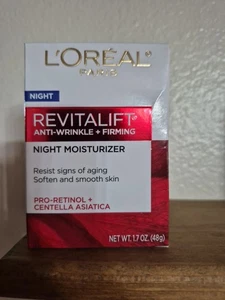 Revitalift Night Anti-wrinkle & Firming Moisturizer Face & Neck  L'oreal 1.7oz🔥 - Picture 1 of 7