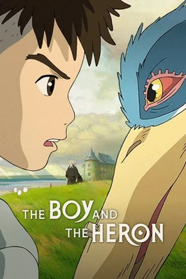 NEW THE BOY AND THE HERON 2023 MOVIE POSTER PREMIUM WALL ART PRINT SIZE A5-A1 - Image 1 of 4
