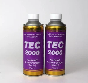 2 X TEC 2000 Powerful Petrol Injector And Fuel System Cleaner - Tank Additive - Picture 1 of 1