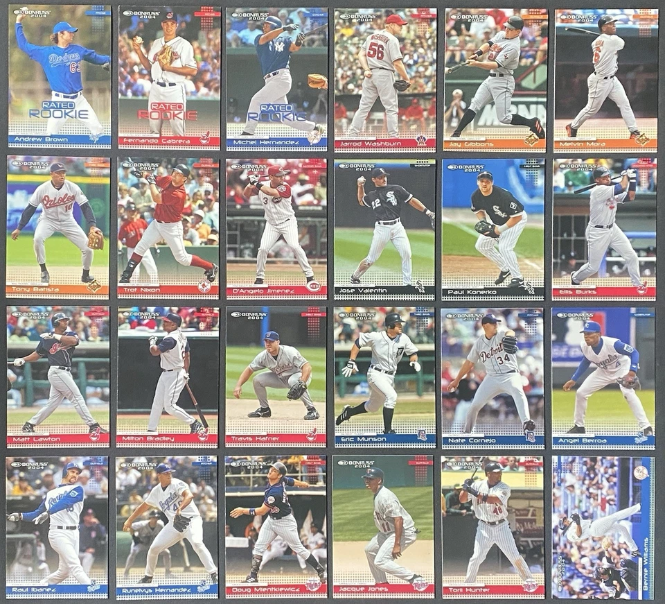 2004 Donruss - Baseball Cards - #1-200 - Complete Your Set - You U Pick - Image 1 of 1