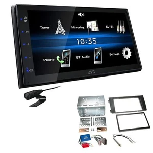 JVC 2 DIN Digital Autoradio Bluetooth für Audi A6 2001-2005 schwarz Teilaktiv - Bild 1 von 5
