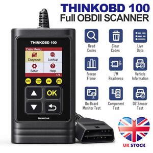 THINKOBD100 OBD2 EOBD Fault Code Reader Engine Diagnostic Scanner Reset Tool UK