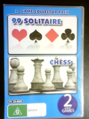 2 GAME COLLECTOR PACK: 99 SOLITAIRE / CHESS - Image 1 of 2