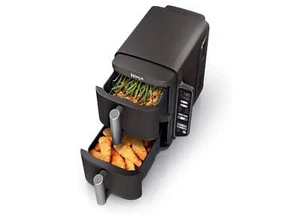 Ninja Air Fryer, 8 QT DoubleStack 2-Basket, Space Saving Design, Cooks 2lb Chick - Picture 1 of 5