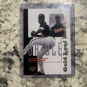 1995 Leaf Armando Benitez Gold Leaf Rookies 4 Baltimore Orioles - Picture 1 of 2